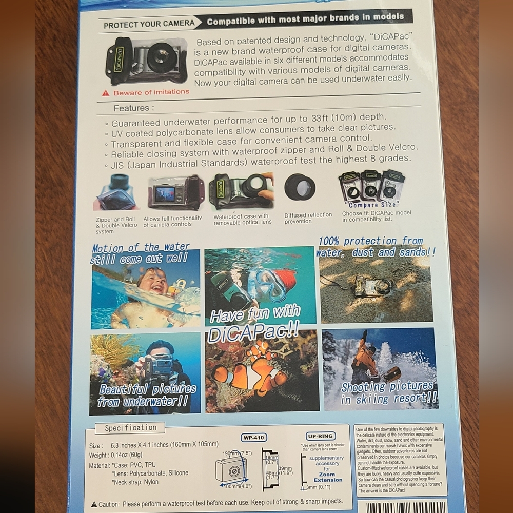 Waterproof case for digital camera - Picture 3 of 5